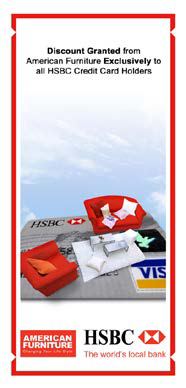 HSBC promotion flyer