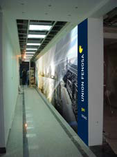 Internal branding wall graphics