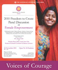 Voices of Courage panel poster