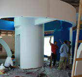 Booth production detail